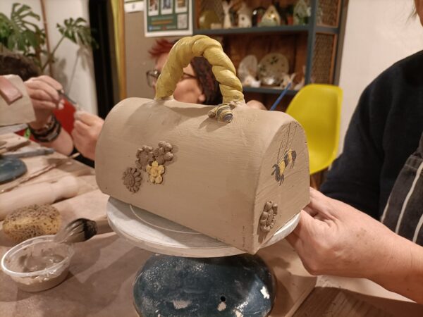 Ceramic Butter Dish "Hand Built Pottery" - Starting 24th March - Image 11